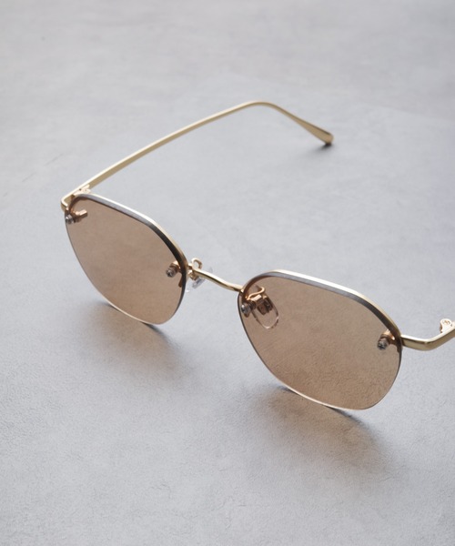 MUG サングラス 「メタルフレーム」スクエアサングラス メンズ