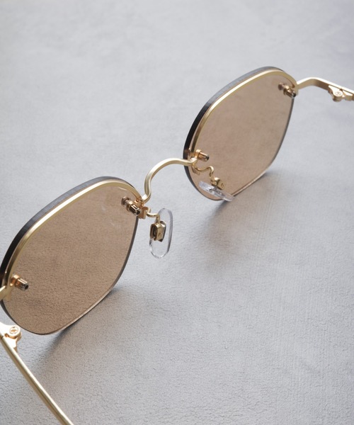 MUG サングラス 「メタルフレーム」スクエアサングラス メンズ