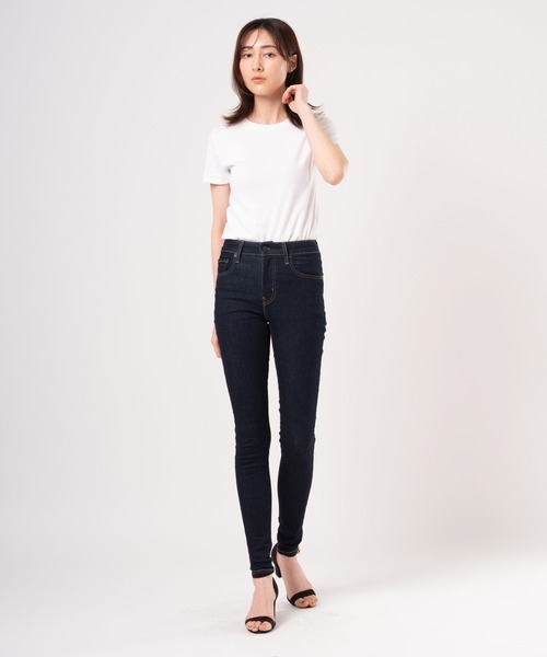 Katie JEANS ハイライズパンツ　デニム　ジーンズ　インディゴ　Sサイズ Tee_Rex_White_US10013_025_002_