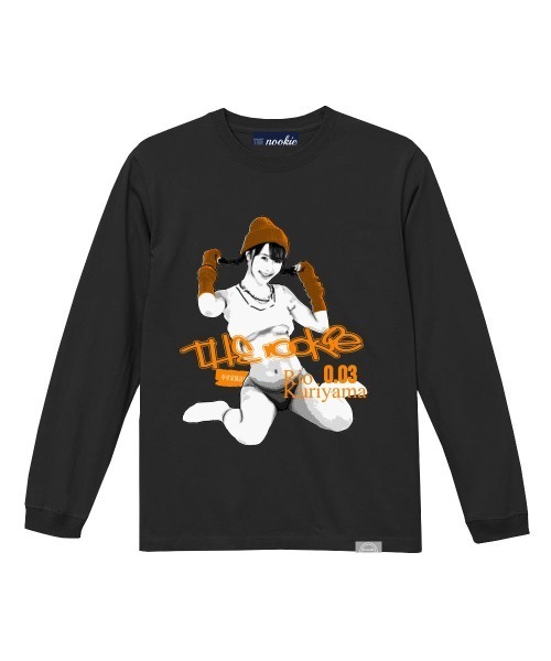 tシャツ 「THE nookie LOVE Rio Kuriyama」PORTRAIT TEE レディース メンズ tシャツ /THE nookie LOVE Rio Kuriyama/PORTRAIT L/S TEE