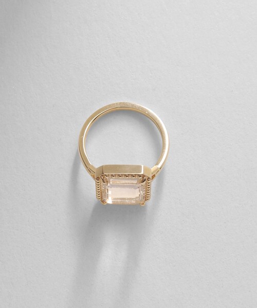 COCOSHNIK（ココシュニック） 指輪 リング K10クオーツ コーナー