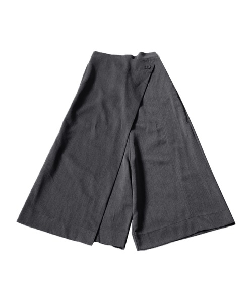 antiqua パンツ ラップワイドパンツ レディース : ZOZOTOWN