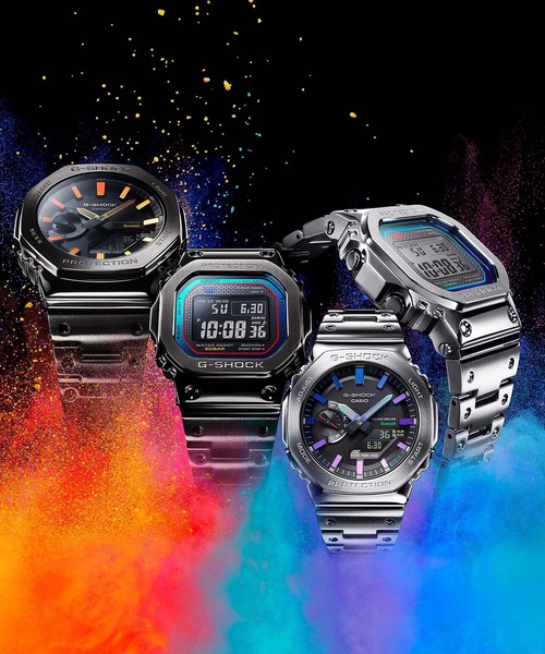 腕時計 G-SHOCK/ジーショック 腕時計 FULL METAL GMW-B5000PC-1JF メンズ レディースの画像