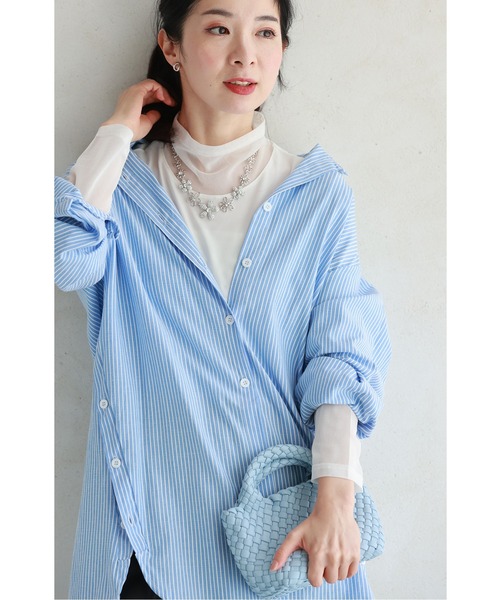 tシャツ 進化版 スタメン重ね着シアーハイネックトップス レディース cawaii tシャツ 進化版 スタメン重ね着シアーハイネックトップス