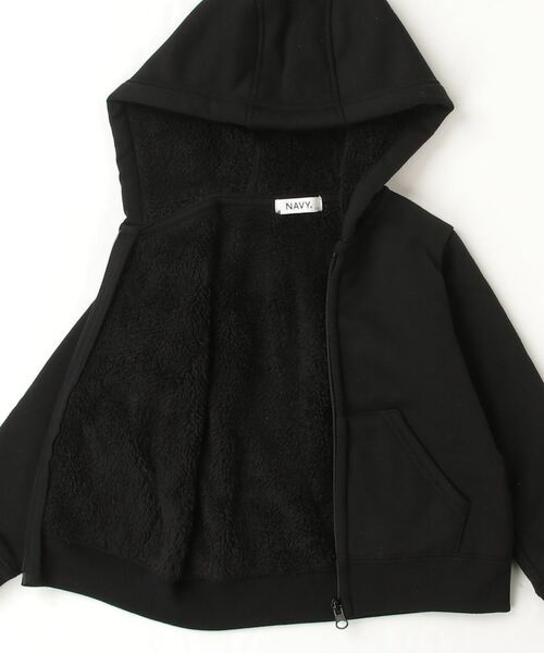 NAVY パーカー 裏ボアジップアップパーカー キッズ 子供服 男の子