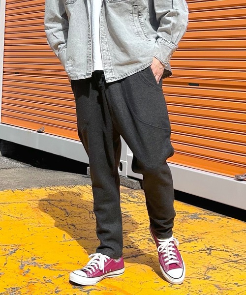 BEATJIVE（ビートジャイブ） パンツ ウール調 裏起毛 ツイード