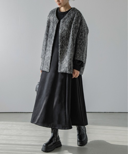 La-gemme（ラジェム） ワンピース 裏起毛スウェットワンピース