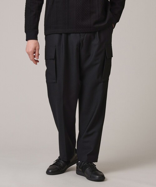 たけおS TAKEO KIKUCHI スラックス 「Sサイズ〜」トリコットメッシュ