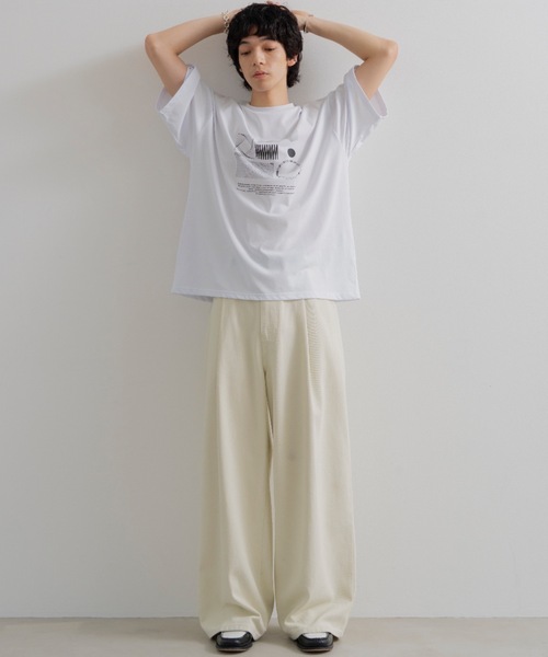 ワイドパンツ ジーンズ Wide balloon denim / ワイドバルーンデニム メンズ レディースの画像