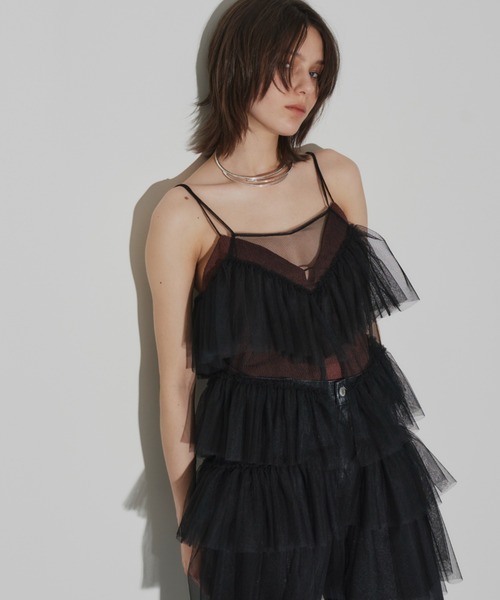「LA BELLE ETUDE」 「belle vintage」キャミソールブラウス FREE ブラック レディース Vintage調マットサテンレースキャミ – LA BELLE ETUDE online store