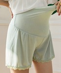 マタニティ マタニティペチコート 裾レースペチパンツの詳細画像2