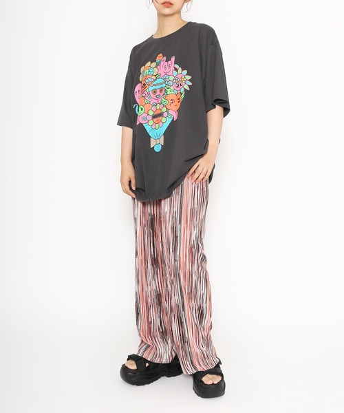 PUNYUS tシャツ 10th anniversaryブーケビッグTシャツ