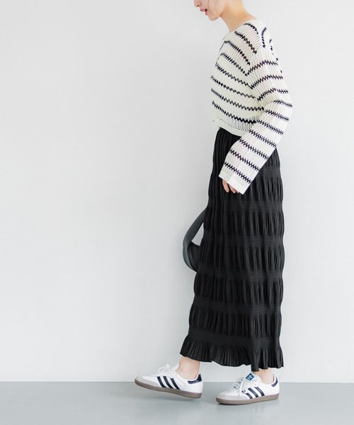 coca スカート シャーリングプリーツスカート : ZOZOTOWN Yahoo