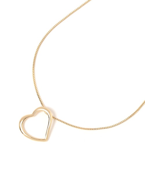 ネックレス スカシハートグラスコード / 117280 レディース | LAKOLE