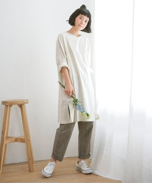 国内配送★セザンヌ 麻コットン混紡 刺繍 フレア ミニワンピース 全2色 ワンピース 麻 綿 リネン コットン ミニ丈 ゆったり 2WAY