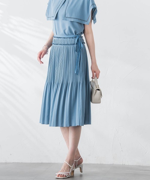 LAUTREAMONT DE CLASSE スカート トリアセテートプリーツスカート