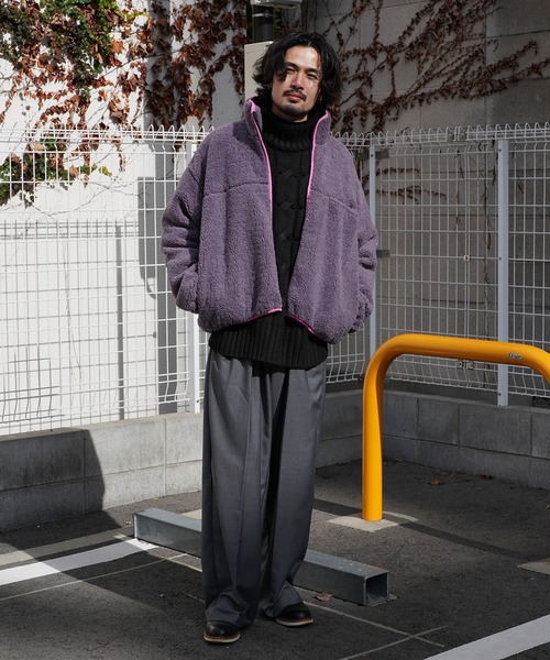 グレー 赤 紫 長袖ハイネックセーター 38 ハイネックニット【GEMMA】|レリアン プラスハウス | レリアン公式