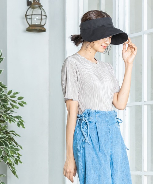 BLESS service ブレス　サンバイザー 25SS】UNISEX サンシェードバイザー ネイビー 071452801