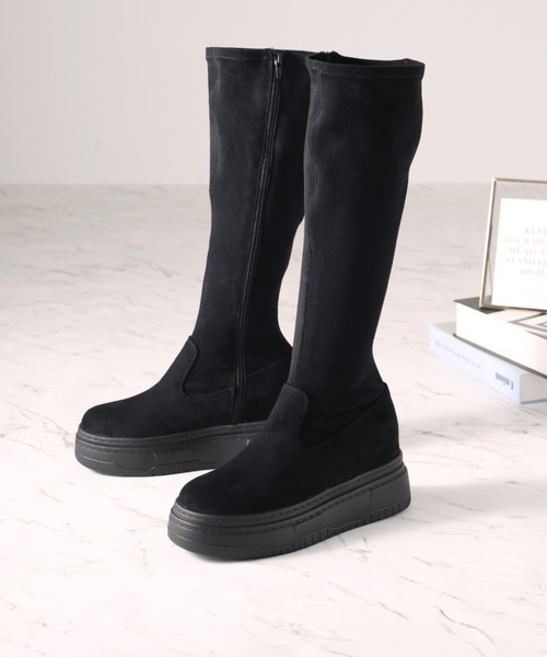 VIVIAN（ヴィヴィアン） ブーツ 厚底ボリュームソールストレッチロング