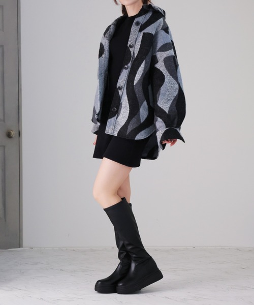 VIVIAN（ヴィヴィアン） ブーツ 厚底ボリュームソールストレッチロング