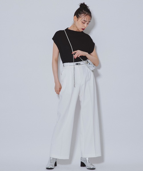 パンツ Narcissus Narcissus パンツ 「Narcissus」シンプルワイドパンツ