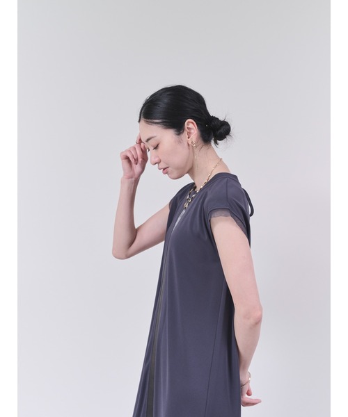 ＜Lepidos＞【新品・未使用】ソリッド バッグオープン ワンピース Lepidos（レピドス）の「＜Lepidos＞ソリッド バッグオープン