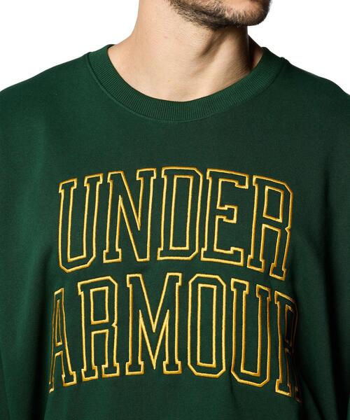 ★UNDER ARMOUR★UAアイコンヘビーウェイトテリースウェット UNDER ARMOUR トレーナー スウェット UAアイコン ヘビーウェイト