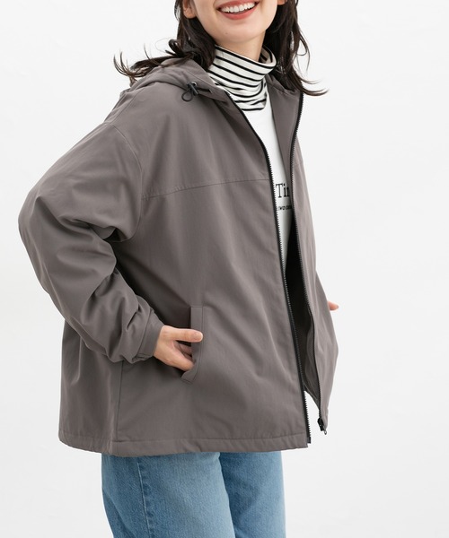 【ジャックバニー】ハーフジップ スニード 防風 撥水 裏フリース【サイズM】 Honeys ブルゾン アウター 「非フッ素撥水加工」裏フリース