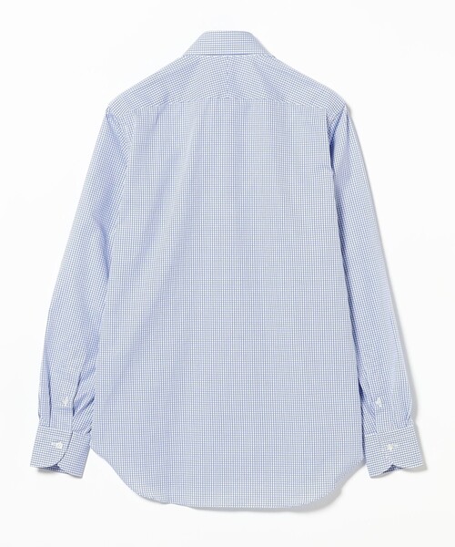 【美品】BEAMS F ワイドカラー チェックシャツ 38 ブルー BEAMS F シャツ グラフチェック ワイドカラー メンズ : ZOZOTOWN