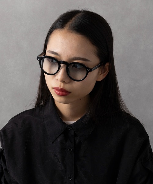 サングラス MUZE TURQUOISE LABEL× Ø【EMPTY SETT】™️ - ROUND SUNGLASSES (BLACK