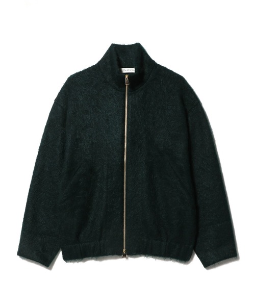 ブルゾン アウター シャギーニット ジップブルゾン メンズ 