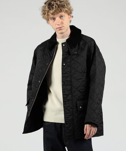 Barbour BEDALE キルティングブルゾン黒 Barbour（バブアー） ブルゾン アウター Barbour BEDALE キルティング