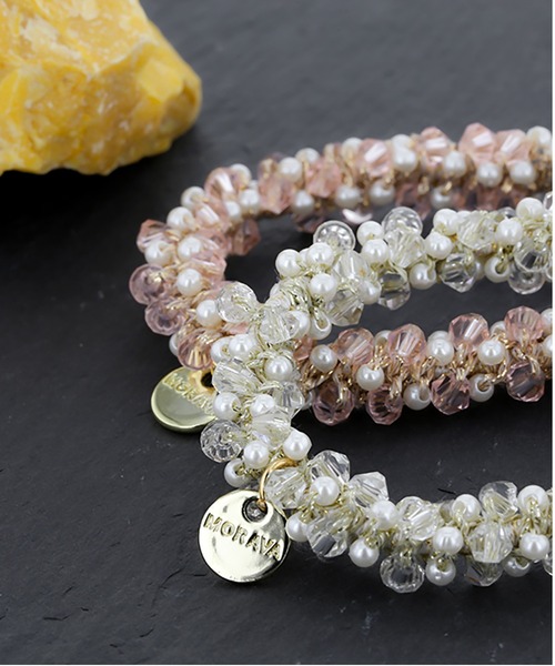 ヘアゴム チャーム付き ガラスビーズ : ZOZOTOWN Yahoo!店 - 通販