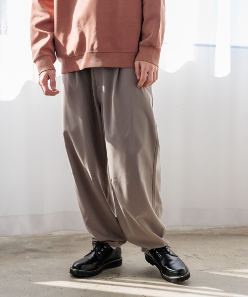 状態確認用 niko and…（ニコアンド） パンツ TRリラックスバレルパンツ メンズ