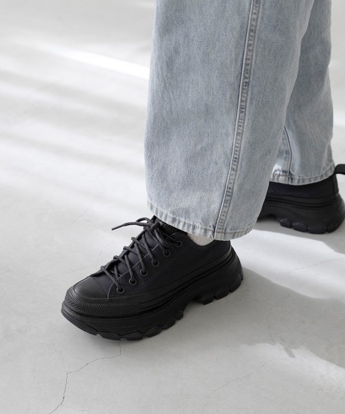 CONVERSE コンバーストレックウェーブ　ブラック　スニーカー　26 コンバース CONVERSE レディース スニーカー オールスター (R