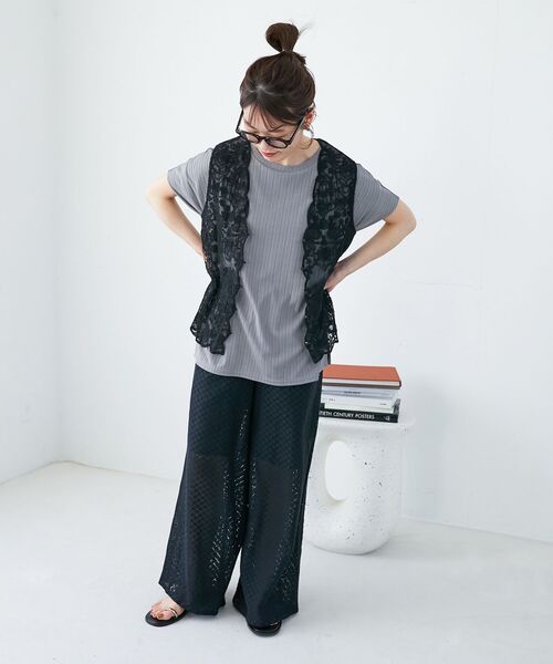 le.coeur blanc ブラウス シャツ 「手洗い可能」TORRAZZO DONNA