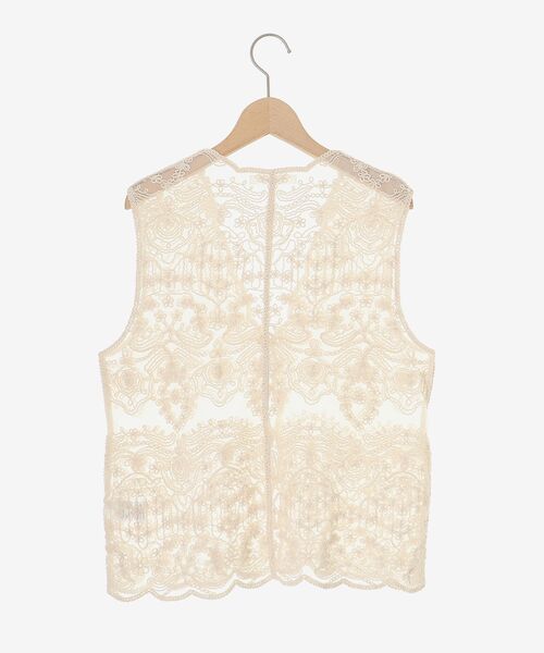 新品未使用　TORRAZZO DONNA レースブラウス　ホワイト torrazzo donna（トラッゾドンナ）】カットワークレースブラウス