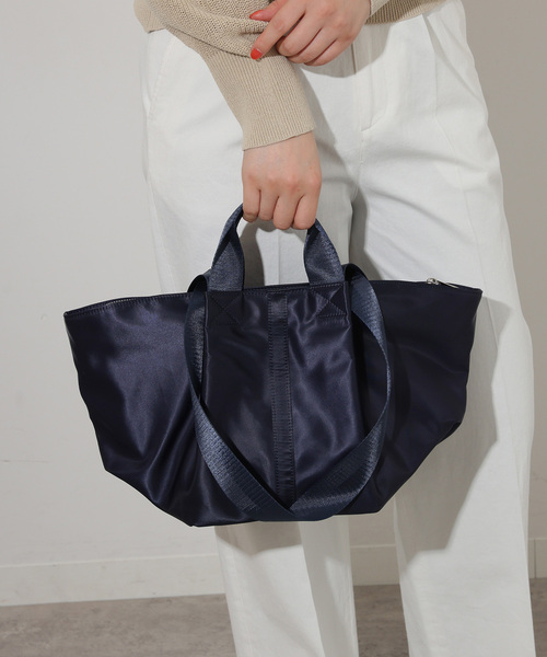 RELUME ナイロンTOTE BAG（ネイビー） JOURNAL STANDARD relume トートバッグ 「追加」RELUME ナイロン