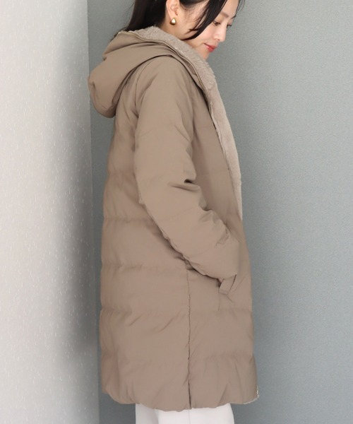 「libelle more」 「MARBLEWALTZ」ダウンコート M グレー レディース_画像5