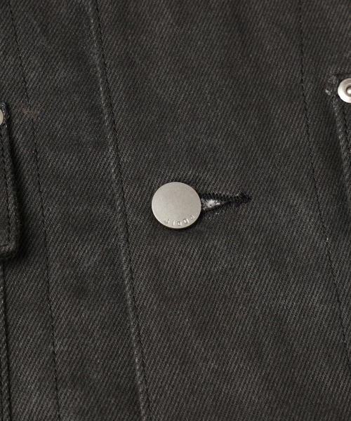 JieDa（ジエダ） カバーオール LEATHER COLLAR FADE COVERALL メンズ