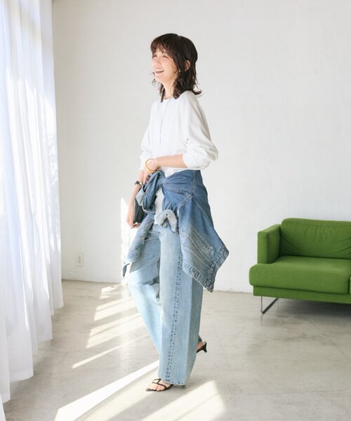 【極美品】RIVE DROITE リヴドロワ カットジョーゼットプルオーバー白 RIVE DROITE（リヴドロワ） tシャツ カットジョーゼットライトプル