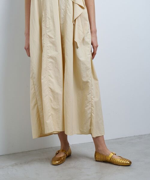 LANVIN en Bleu ワンピース アシンメラッフルノースリーブ