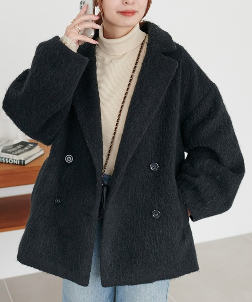 Discoat（ディスコート） チェスターコート FREE チャコールグレー