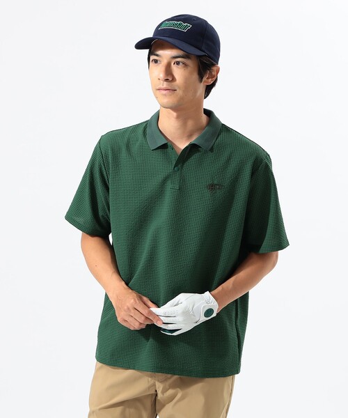 BEAMS GOLF グレー ポロシャツ BEAMS GOLF（ビームス ゴルフ）ORANGE LABEL / ドットエア（R
