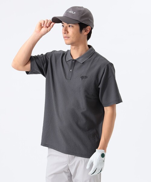 BEAMS GOLF ポロシャツ ORANGE LABEL / ドットエア（R