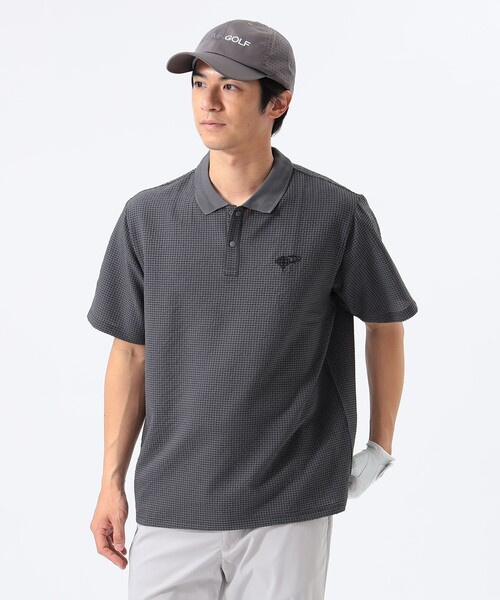 BEAMS GOLF ポロシャツ ORANGE LABEL / ドットエア（R
