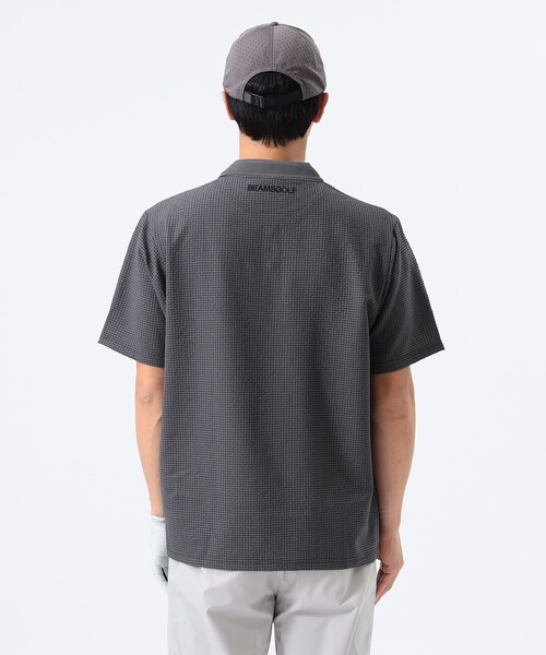 BEAMS GOLF メンズポロシャツ　Lサイズ BEAMS GOLF ポロシャツ 「吸水速乾/UVカット」「MEN」ORANGE