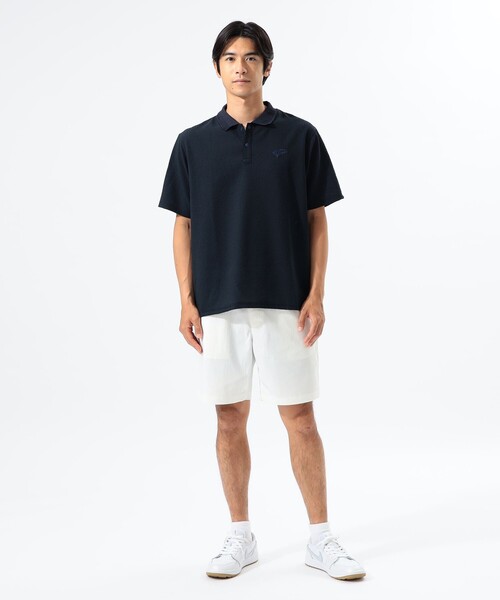 メンズ ポロシャツ 英字プリント ビッグシルエット J00278 BEAMS GOLF ポロシャツ ORANGE LABEL / ドットエア(R