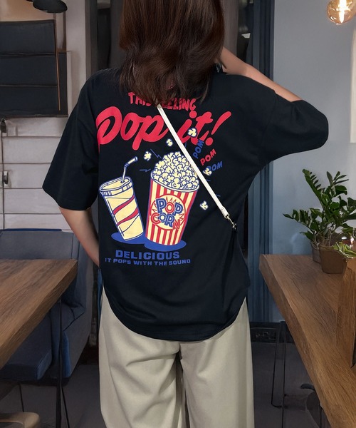 Candlestick tシャツ レトロ グラフィック ハート ワンポイント