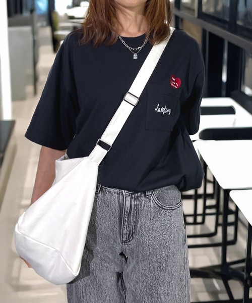 Candlestick tシャツ レトロ グラフィック ハート ワンポイント